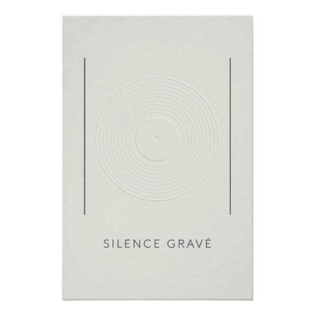 Póster Le Silence du Vinyle - Poster (Frente)