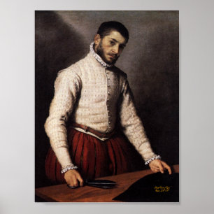 Póster Le Tailleur , O Tailor Giovanni Battista Moroni