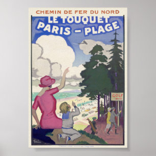 Poster Le Touquet-Paris-Plage 1920