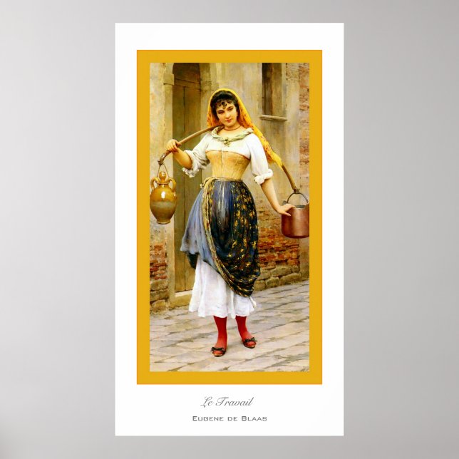 Póster Le Travail ~ Eugene de Blass (Frente)