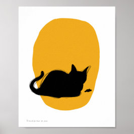 Poster Le Vomit de Chat