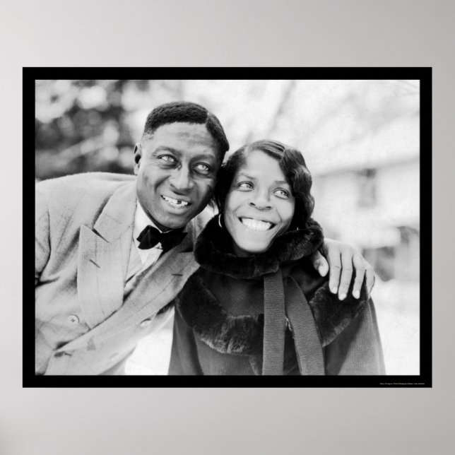 Poster Leadbelly & Martha Ledbetter 1935 (Frente)