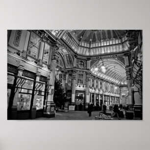 Poster Leadenhall Market City de Londres Inglaterra