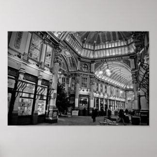 Poster Leadenhall Market City de Londres Inglaterra