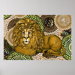 Poster Leading Lion