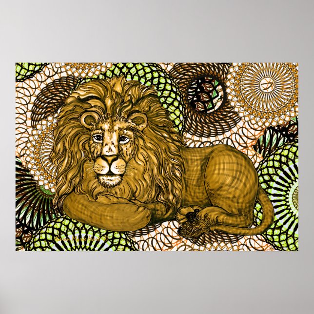 Poster Leading Lion (Frente)