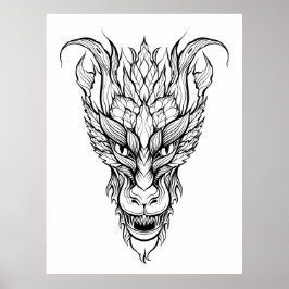 Poster Leaf Dragon