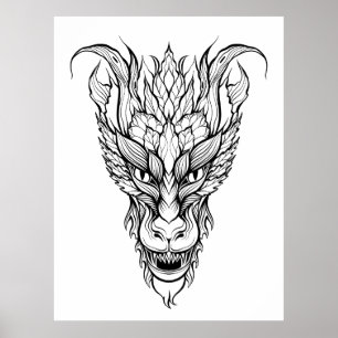 Poster Leaf Dragon