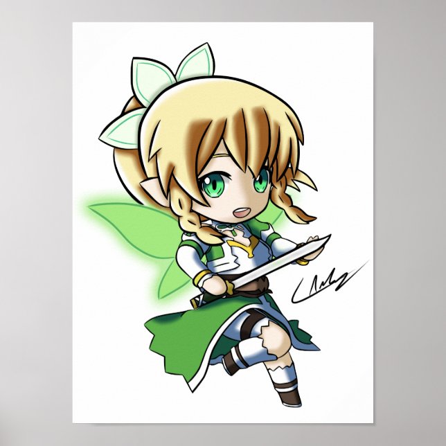Poster Leafa Chibi (Frente)
