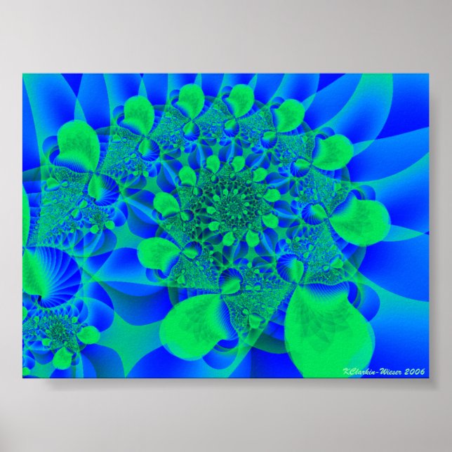 Póster Leafy Spiral (Frente)