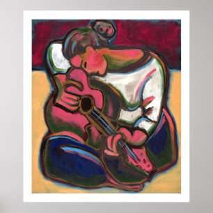 Póster Leah joga a guitarra