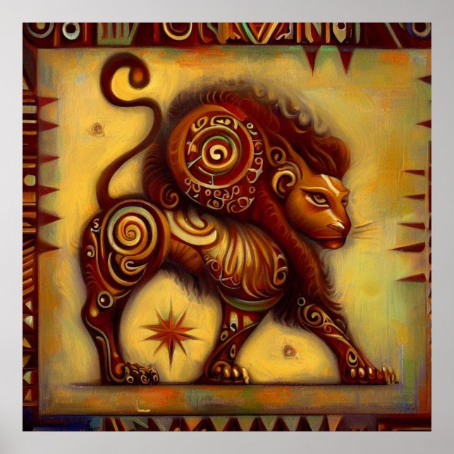 Poster Leão 5 (Frente)