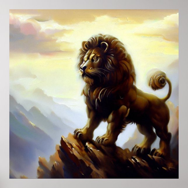 Poster Leão de Foo Chinês (28) (Frente)