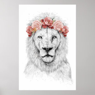 Póster Leão do festival