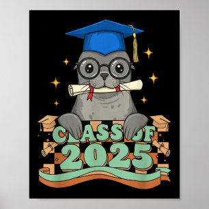 Poster Leão Do Mar Do formando Cl De 2025 Crianças Forman