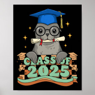 Poster Leão Do Mar Do formando Cl De 2025 Crianças Forman