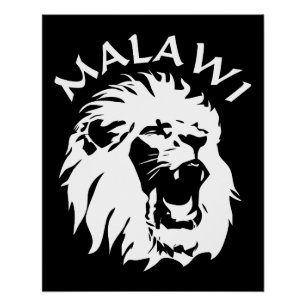 Póster Leão Malawi