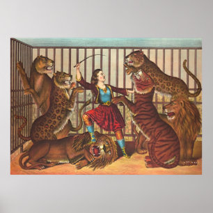 Póster Leão Queen 1874