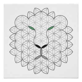 Póster Leão Sagrado, B01/BW.