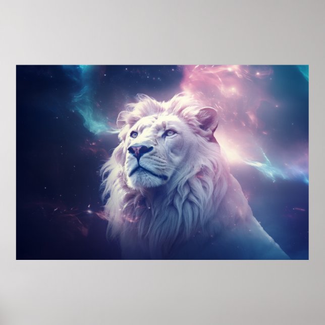 Poster Leão Selvagem Selvagem Selvagem Selvagem Selvagem  (Frente)