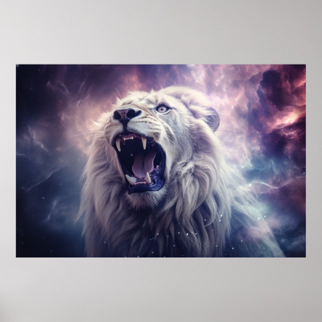 Poster Leão Selvagem Selvagem Selvagem Selvagem Selvagem  (Frente)