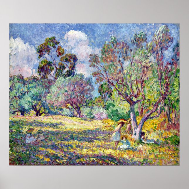 Poster Lebasque - Crianças No Glade 1906 (Frente)