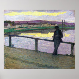 Poster Lebasque - Pôr do Sol em Pont Aven