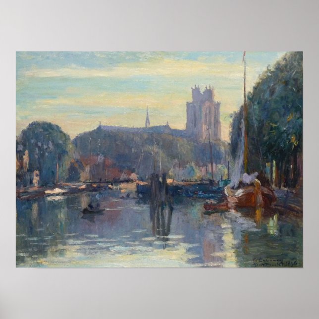 Poster Lebourg - Catedral De Dordrecht (Frente)