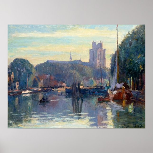 Poster Lebourg - Catedral De Dordrecht (Frente)