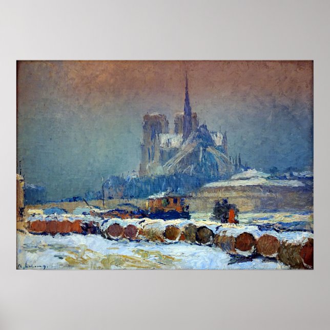 Poster Lebourg - Notre Dame Paris (Frente)