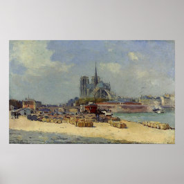 Poster Lebourg - Notre Dame Paris 1897