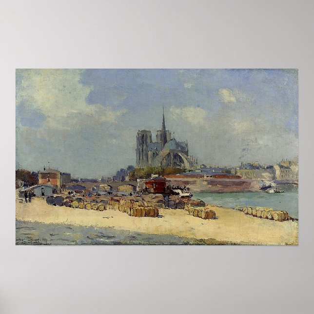 Poster Lebourg - Notre Dame Paris 1897 (Frente)