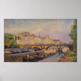 Poster Lebourg - Paris A Ponte Neuf