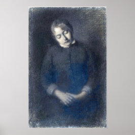 Poster Lebourg - Retrato da Esposa do Artista Adormecida