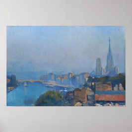 Poster Lebourg - Rouen O Sena E A Catedral