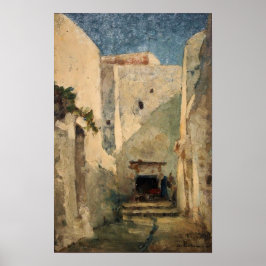 Poster Lebourg - Rua em Argel