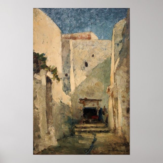 Poster Lebourg - Rua em Argel (Frente)