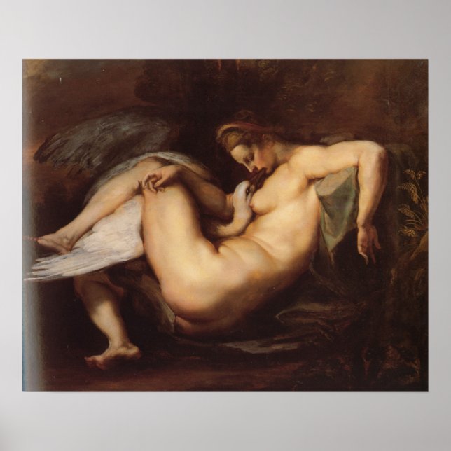 Póster Leda E O Cisne (Frente)