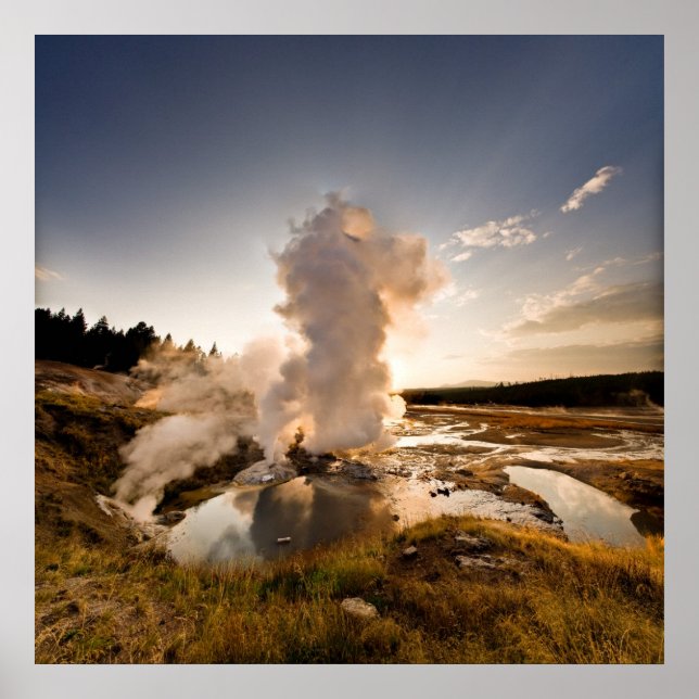 Poster Ledge Geyser, Norris Geyser Basin (Frente)