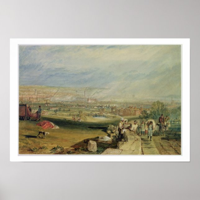 Póster Leeds (w/c em papel-lama) (Frente)