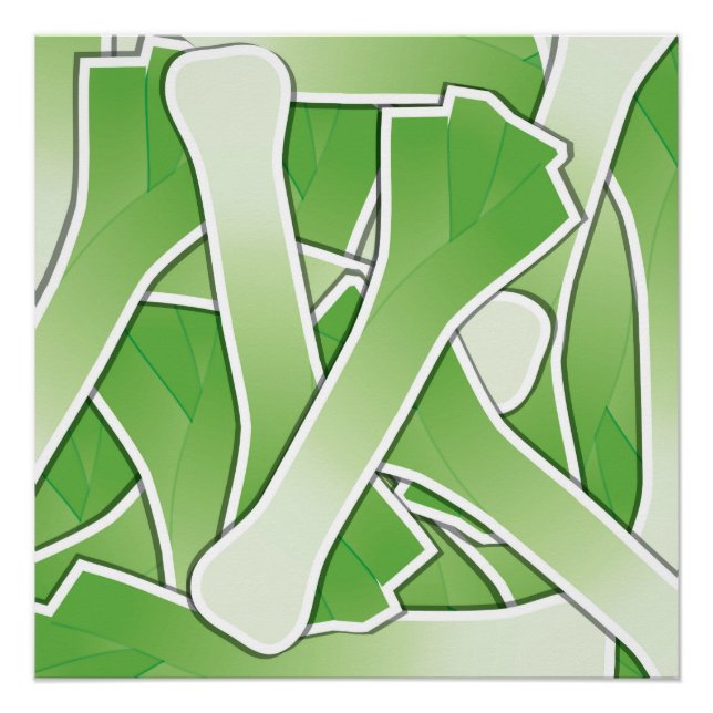Póster Leek Funky (Frente)
