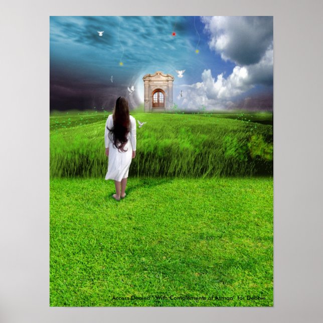 Póster leftalona2, " Acesso Negado " Com Complementos ... (Frente)