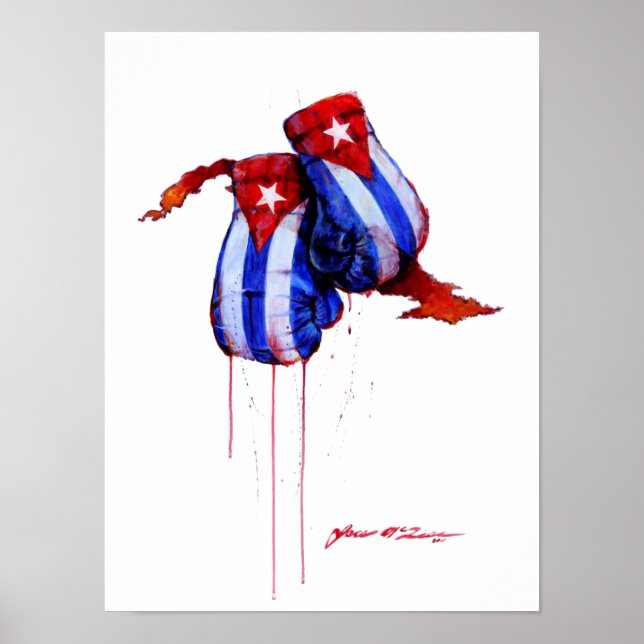Poster Legado de Boxing Cubano (Frente)