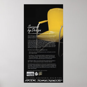 Poster Legado do design industrial de Viktor