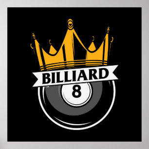 Poster legal Billiards amantes King
