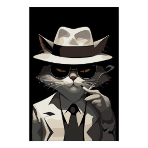 Póster Legal Cat Noir: Suave e Misterioso Felino