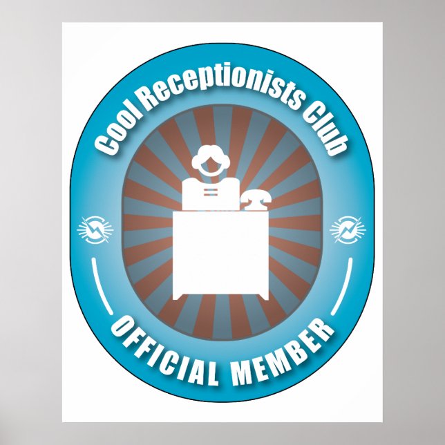 Póster Legal Clube de Recepcionistas (Frente)