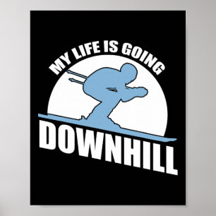 Poster Legal Cool Design De Esqui Para Homens Mulheres Sn