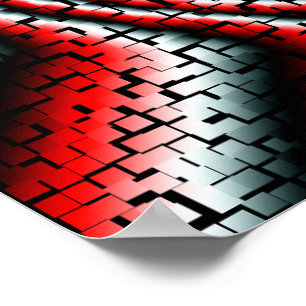 Póster Legal cúbes tridimensional incrível