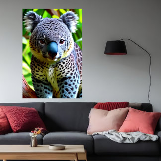 Poster Legal e adorável Jaguar Koala | Arte AI